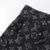 7Louis Vuitton Black Denim Print Shorts #A52983