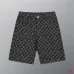 1Louis Vuitton Black Denim Print Shorts #A52983