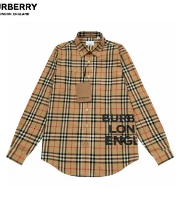 Burberry Shirts for Burberry Men's AAA+ Burberry Long-Sleeved Shirts #A49806