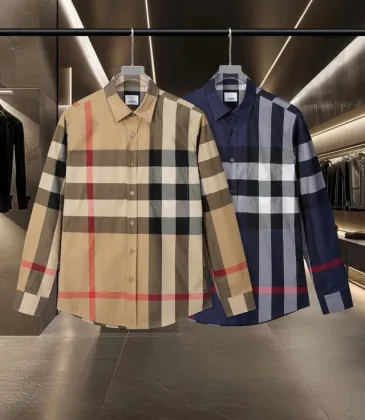 Burberry Shirts for Burberry Men's AAA+ Burberry Long-Sleeved Shirts #A49810