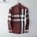 4Burberry Shirts for Men's Burberry Long-Sleeved Shirts #9125017