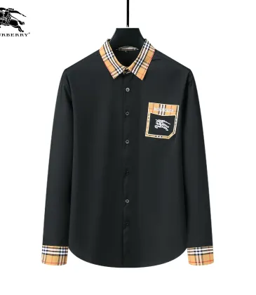 Burberry Shirts for Men's Burberry Long-Sleeved Shirts #A27577