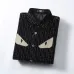 7Fendi Shirts for Fendi Long-Sleeved Shirts for men #A30919