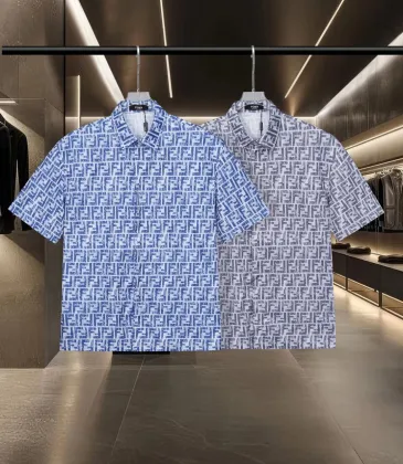 Fendi Shirts for Fendi Short-Sleeved Shirts for men #A51492