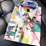 Givenchy Shirts for Givenchy Long-Sleeved Shirts for Men #A40492