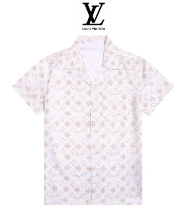 Louis Vuitton Shirts for Louis Vuitton Short sleeve shirts for men #A38657