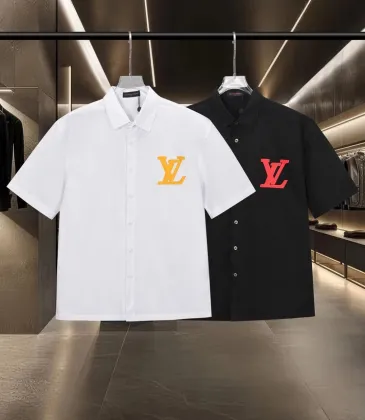Louis Vuitton Shirts for Louis Vuitton Short sleeve shirts for men #A51483