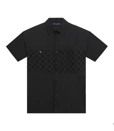 Louis Vuitton Shirts for Louis Vuitton short sleeved shirts for men #A50564