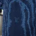 7Louis Vuitton short sleeved shirts for men Rippled denim shirt #A52988