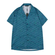 Versace Shirts for Versace Shorts-Sleeveds Shirts For Men #999921977