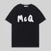 9Alexander McQueen T-shirts Black/White #A51779