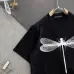 3Alexander McQueen T-shirts dragonfly Black/White #A46881