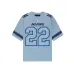 1Amiri T-shirt skyblue number 22 #A51424