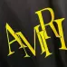 7Amiri T-shirts Big letters Black/White/Grey  #A46866