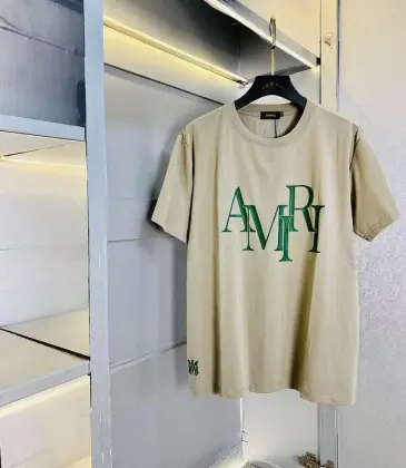 Amiri T-shirts Big letters Black/White/Grey  #A46866