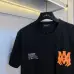 6Amiri T-shirts Black/White/Grey printing #A46867