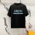 3Amiri T-shirts Blue logo #A46857