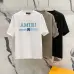 1Amiri T-shirts Blue logo #A46857