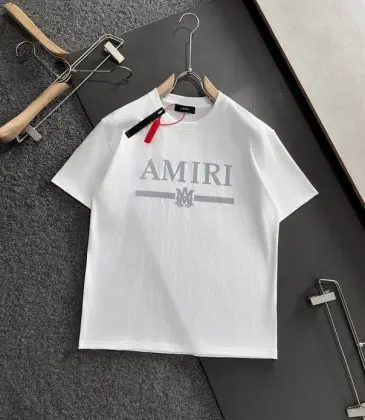 Amiri T-shirts Crew Neck Black/White #A46850