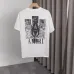 10Amiri T-shirts Front and back pattern printing letter logo embroidery 260g double yarn cotton fabric #A47346
