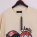 4Amiri T-shirts HOPELESS ROMANTIC printing T-shirts Black/White #A48500