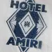 12Amiri T-shirts Hotel Black/White #A46855