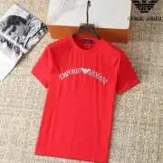 Armani T-Shirts for MEN Black/White/Red #A46880