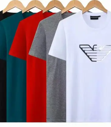 Armani T-Shirts for MEN Black/White/Red/Blue/Grey printing #A46870