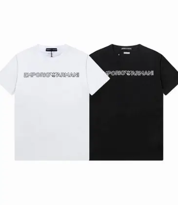 Armani T-Shirts for MEN emporio Black/White #A46874