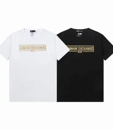 Armani T-Shirts for MEN exchange Black/White #A46876