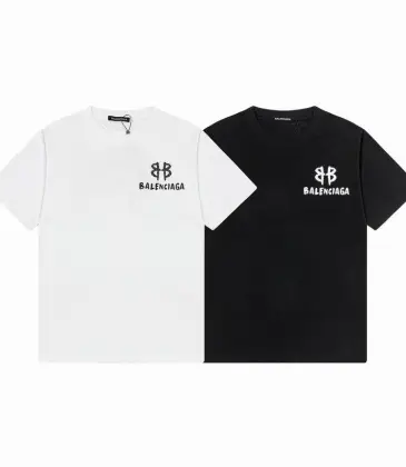 Balenciaga T-shirts for Men Black/White #A46890