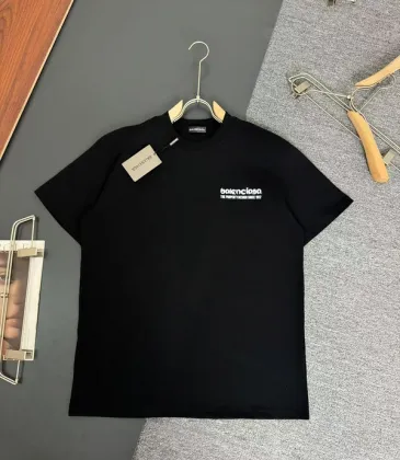 Balenciaga T-shirts for Men Black/White #A50326