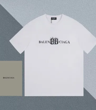 Balenciaga T-shirts for Men Black/White #A51434