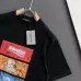 6Balenciaga T-shirts for Men Color printing Black/White #A46908