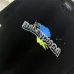 7Balenciaga T-shirts for Men Round Neck,100% Cotton,Sweat-Absorbent,Quick-Drying,White/Black #A48634