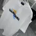 9Balenciaga T-shirts for Men Round Neck,100% Cotton,Sweat-Absorbent,Quick-Drying,White/Black #A48634