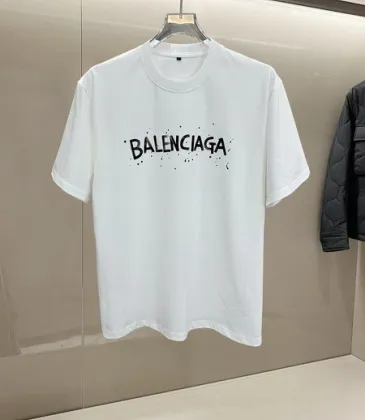 Balenciaga T-shirts for Men letter Black/White #A46424