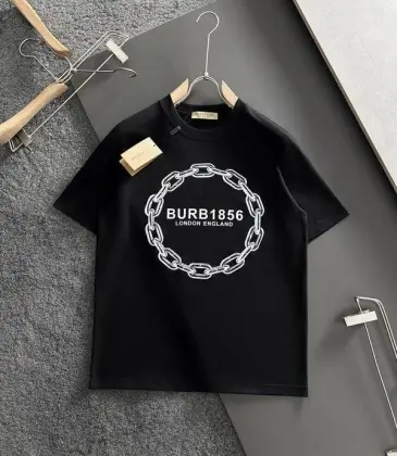 Burberry T-Shirts for MEN Chain Black/White #A46934