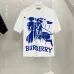 3Burberry T-Shirts for MEN Crew Neck Black/White/ Printing #A46426