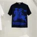 5Burberry T-Shirts for MEN Crew Neck Black/White/ Printing #A46426