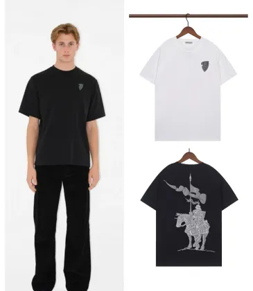 Burberry T-Shirts for MEN Equestrian Knight-motif Black/White #A48653