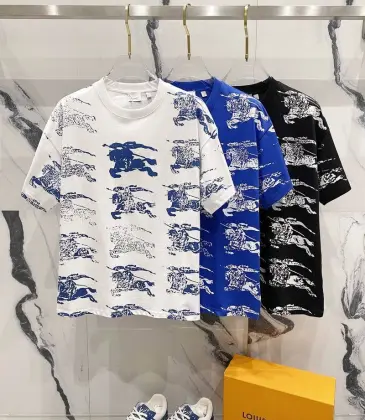 Burberry T-Shirts for MEN  knight full printing Black/White #A46943