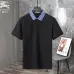 4Burberry T-Shirts polo for MEN Solid Color Black/White/Light Blue #A46573
