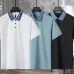 1Burberry T-Shirts polo for MEN Solid Color Black/White/Light Blue #A46573