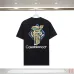 4Casablanca T-Shirts 260g Black/White/Blue #A53062