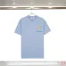 6Casablanca T-Shirts 260g Black/White/Blue #A53062