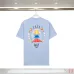 11Casablanca T-Shirts 260g Black/White/Blue #A53070