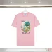 9Casablanca T-Shirts 260g Black/White/Pink Forest City #A53064