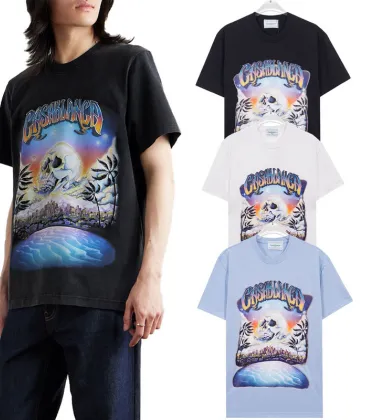 Casablanca T-Shirts Black/White #A50316