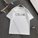 1Celine T-Shirts for MEN Black/White #A46956